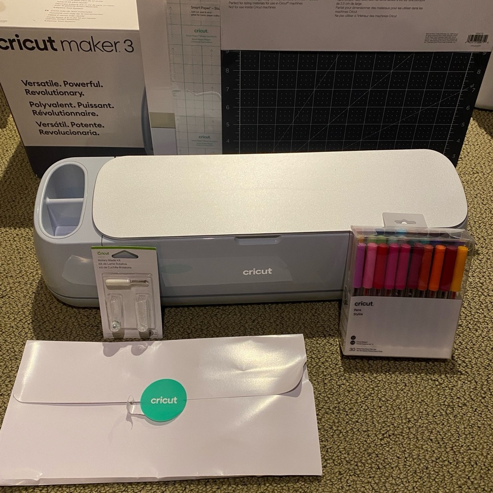 Brand new Cricut Maker 3 with accessories